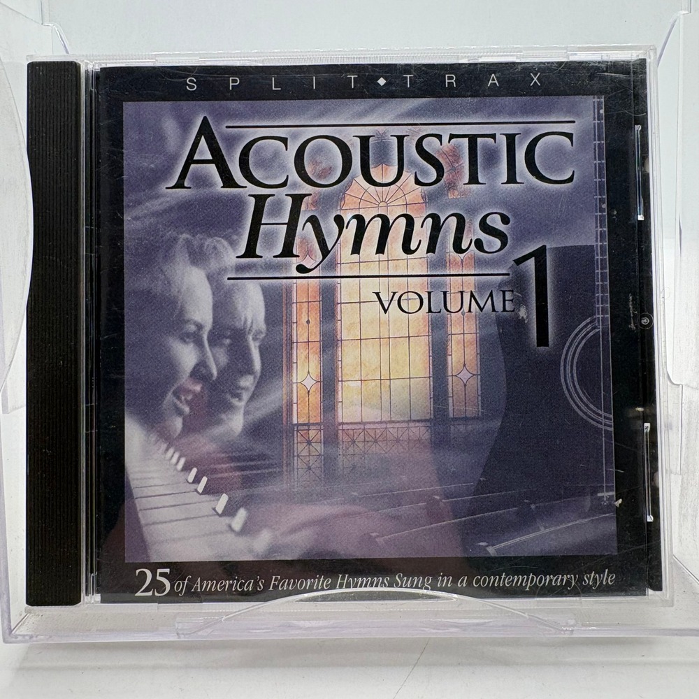 Acoustic Hymns Volume 1 CD 25 Songs Brentwood Music Split Trax D133213